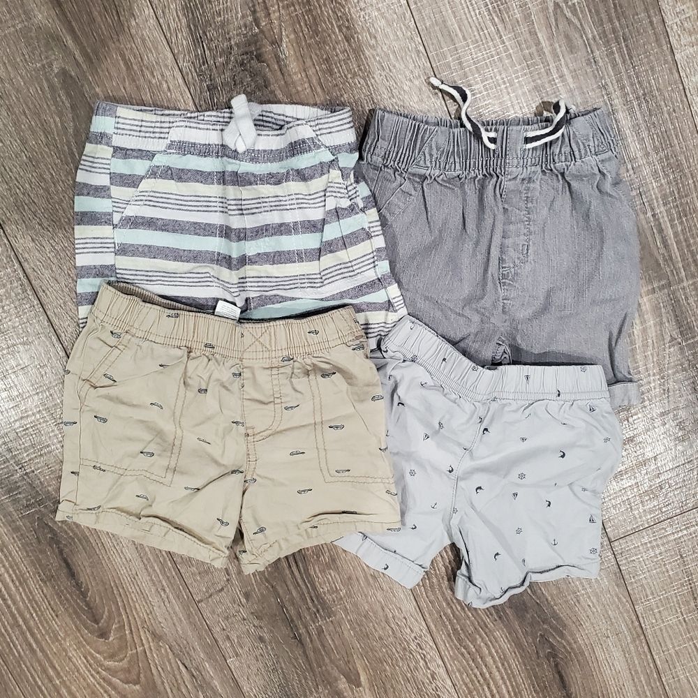 Boy Shorts Size 24M Bundle of 4 Shorts Variety of Colors